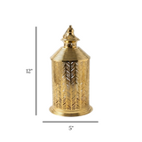 metal led lantern golden china