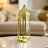 decorative metal lantern golden small china