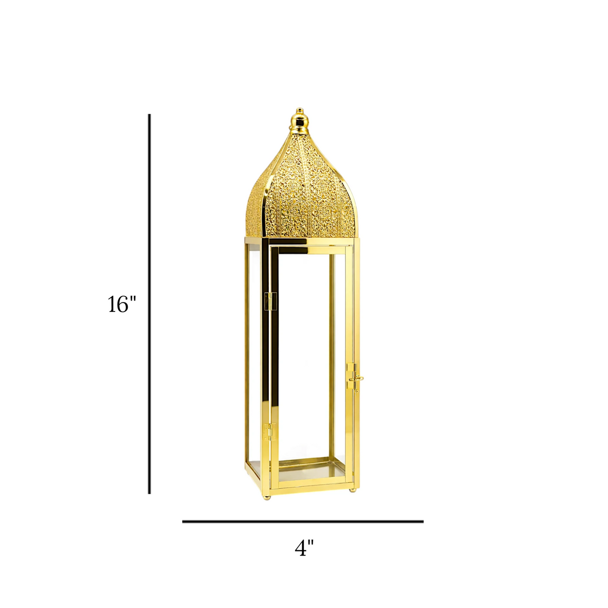decorative metal lantern golden small china