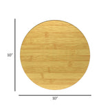 table & wall clock wooden round digital white 10x10 china