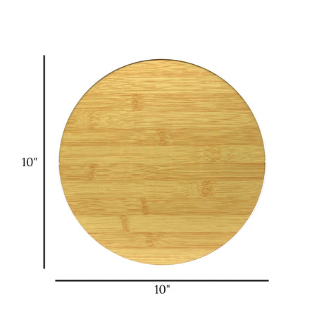 table & wall clock wooden round digital white 10x10 china