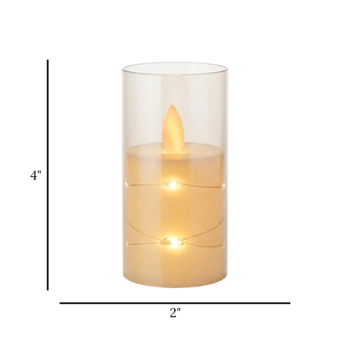 led candle moving flame (4''x2'') china