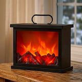 led fireplace lantern black sp-03 10x12 china