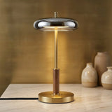 metal table lamp dumbbell silver china