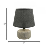 ceramic table lamp off white 11x5 china