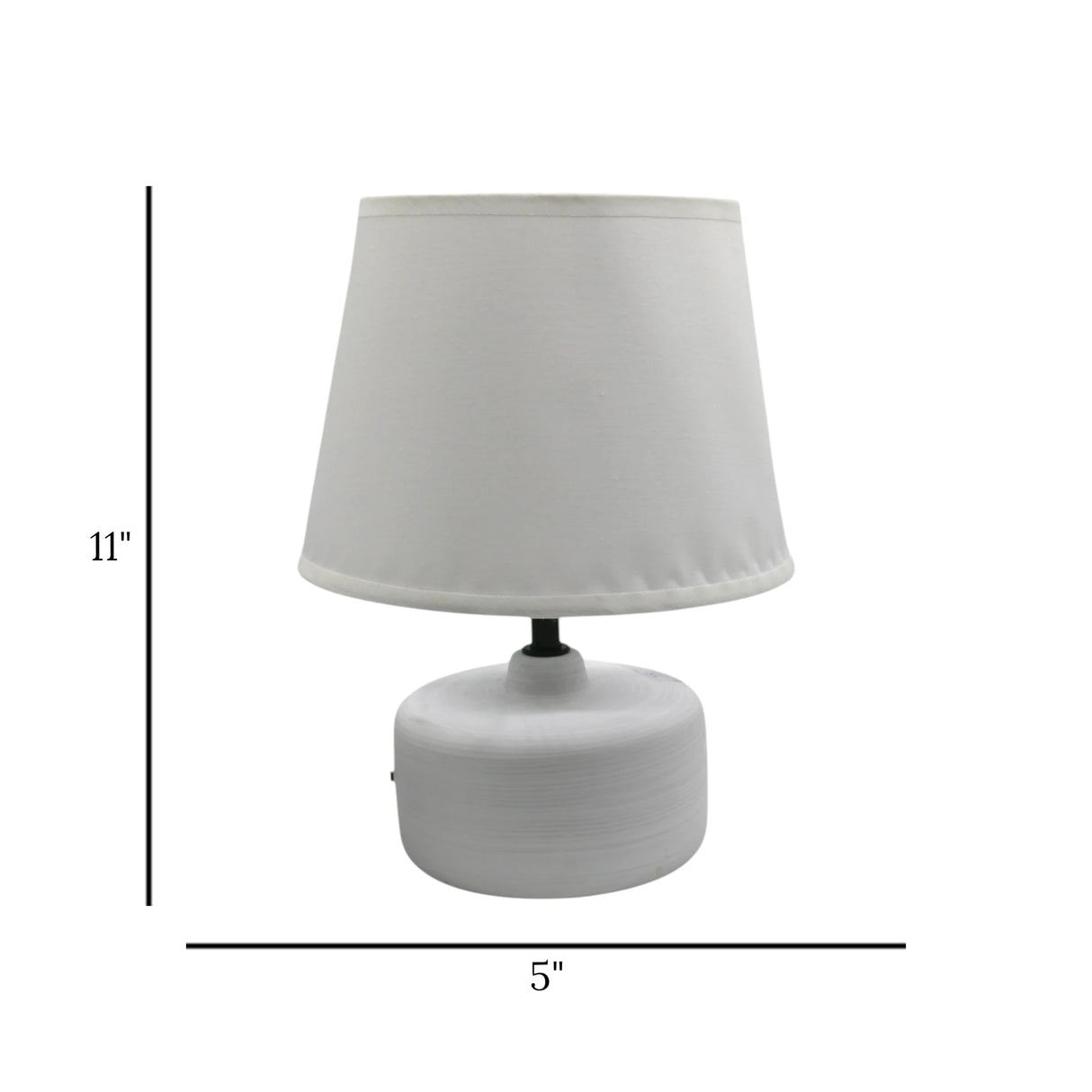 ceramic table lamp white china