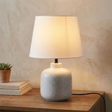 ceramic table lamp grey china