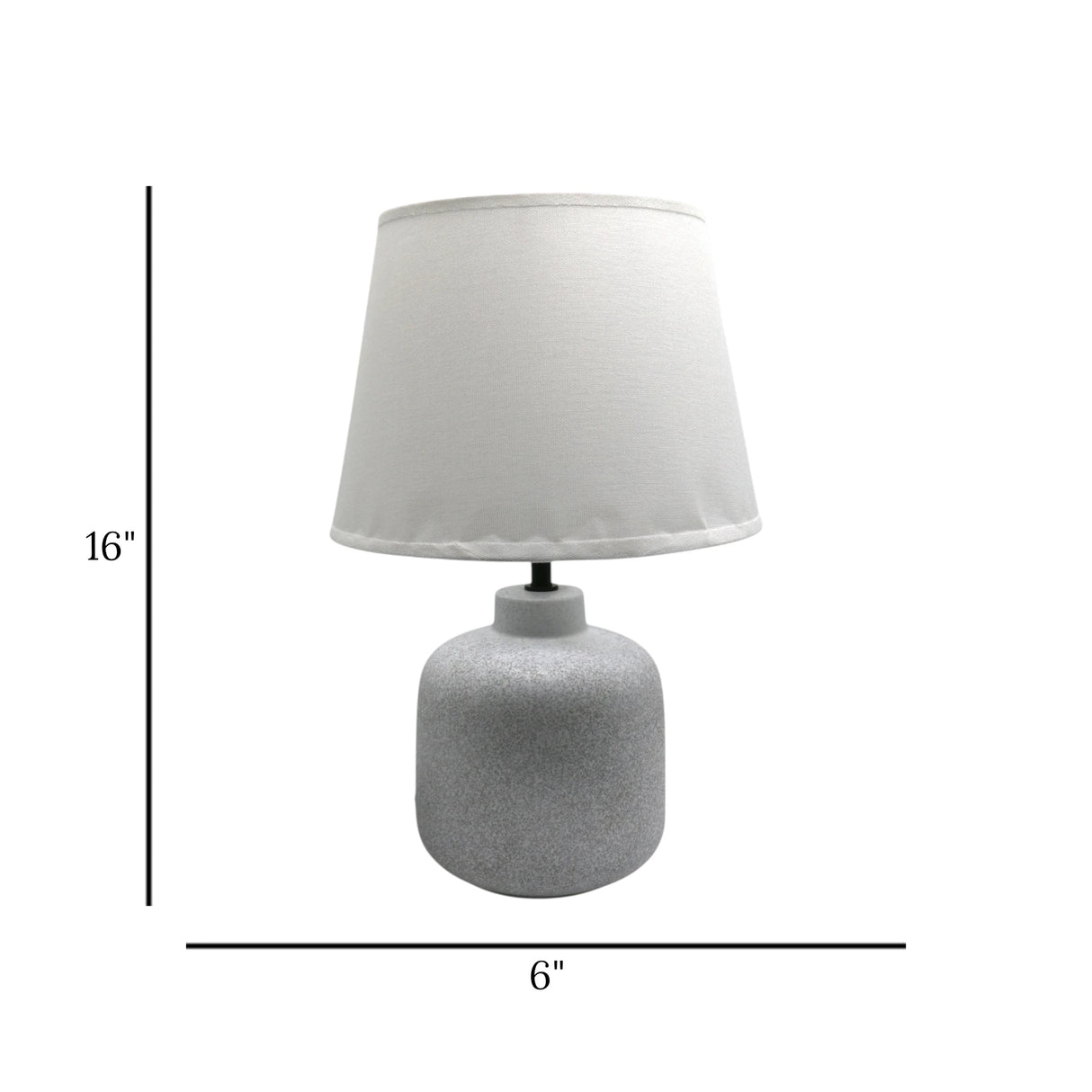 ceramic table lamp grey china