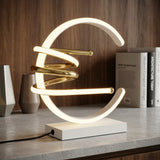 wooden table lamp moon white china