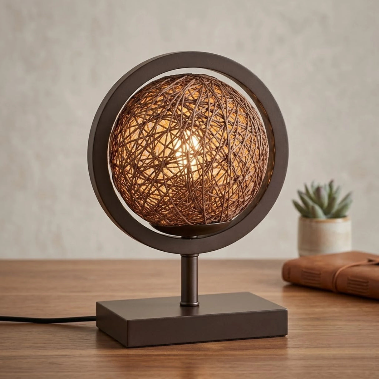 wooden table lamp global dark brown china