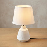 ceramic table lamp white china