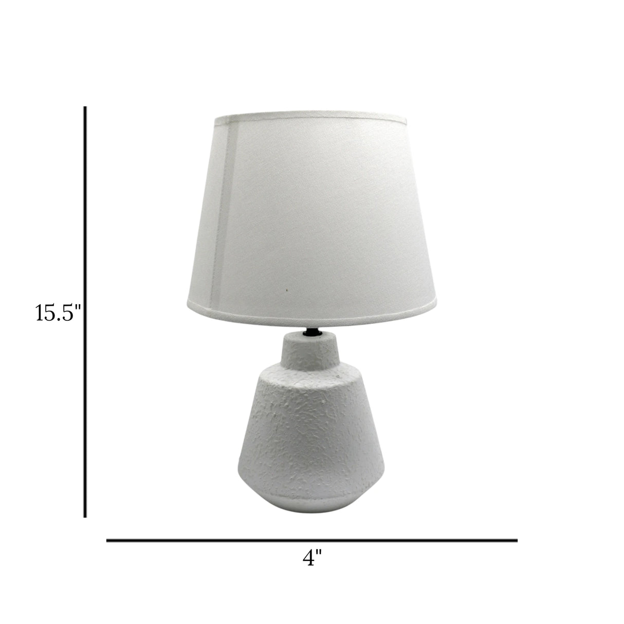 ceramic table lamp white china