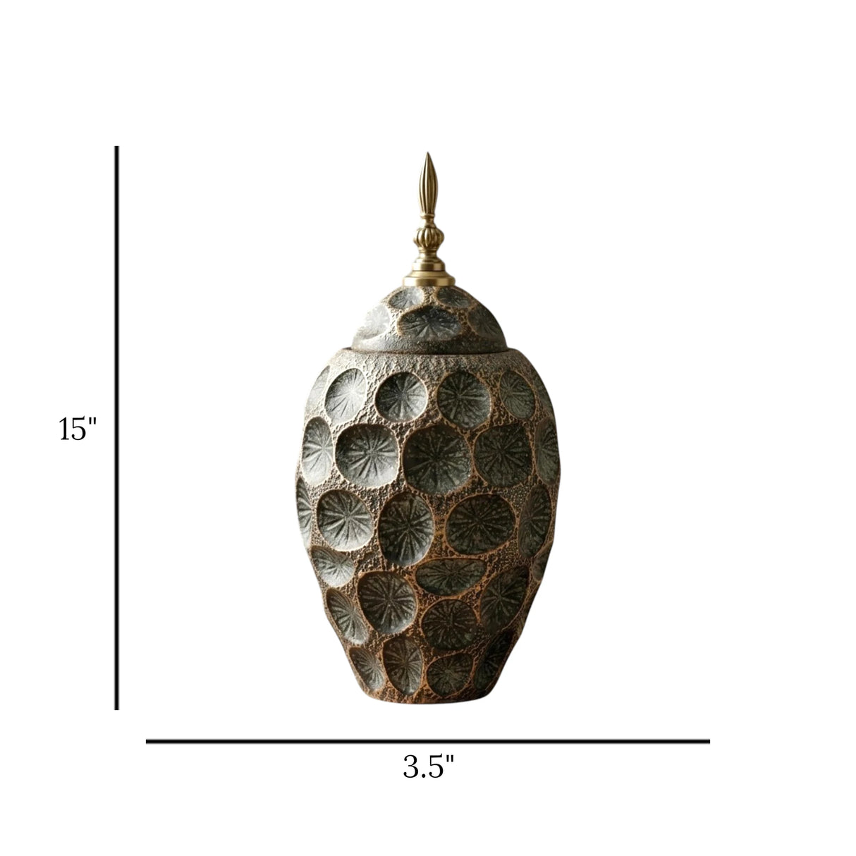 ceramic candy jar textured whole shaped antique small china