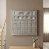 scenery embossed dots & lines 32.5''x32.5'' china
