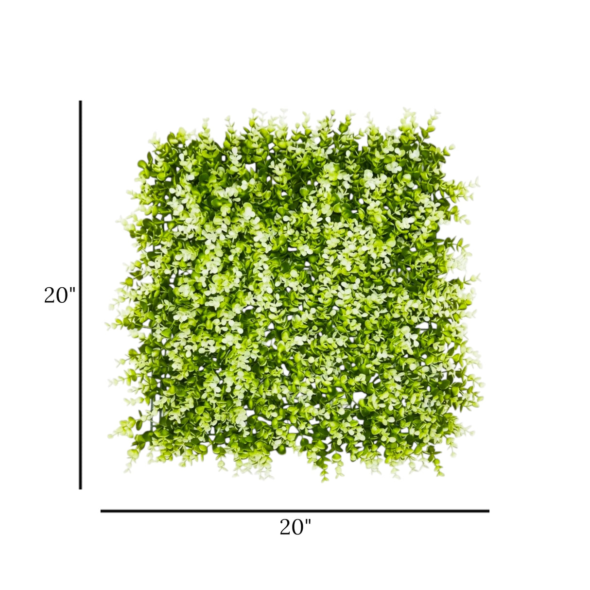 deewari mat foliage 2tone green 20"x20" china