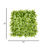 deewari mat foliage 2tone green 20"x20" china