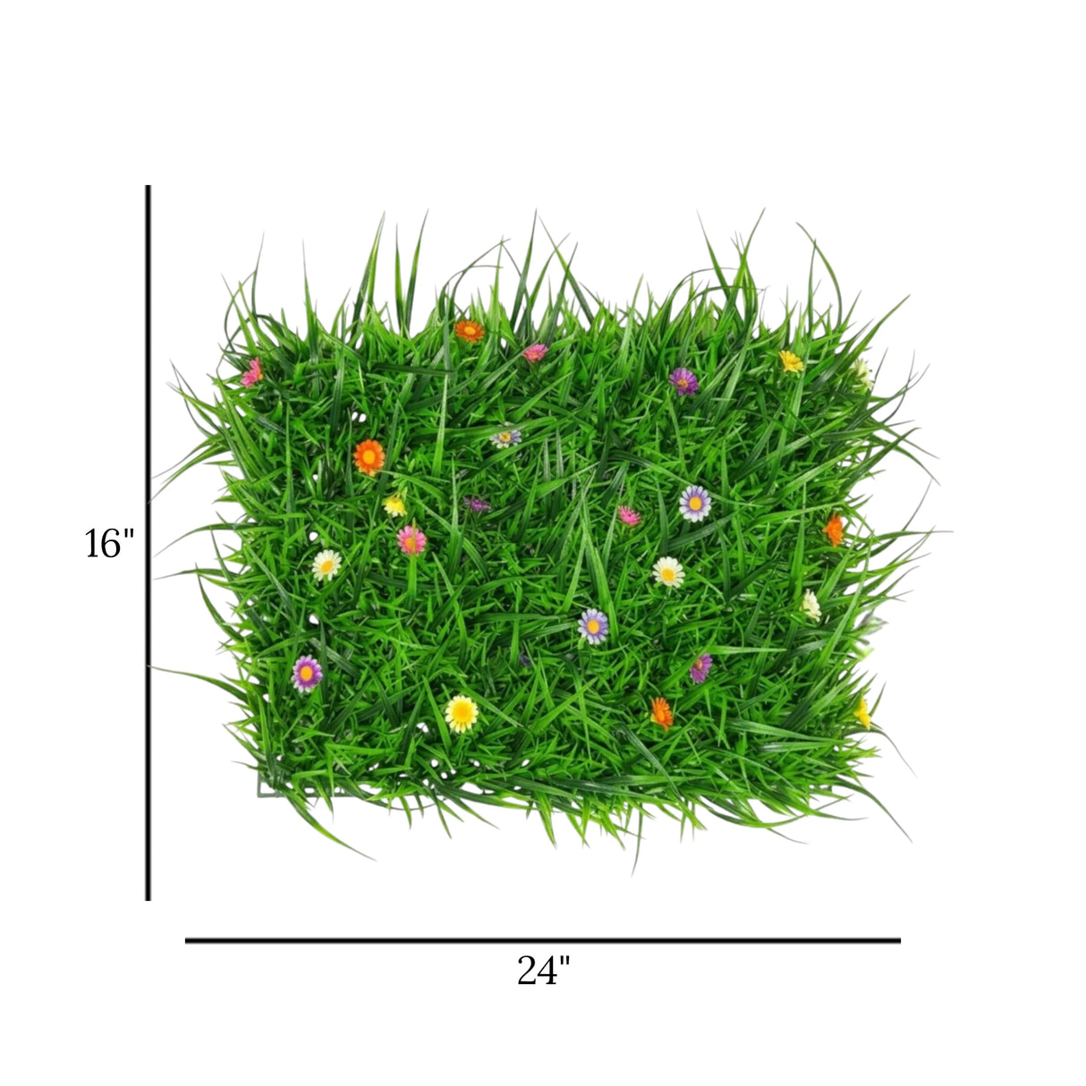 deewari mat grass flower 24"x16" china