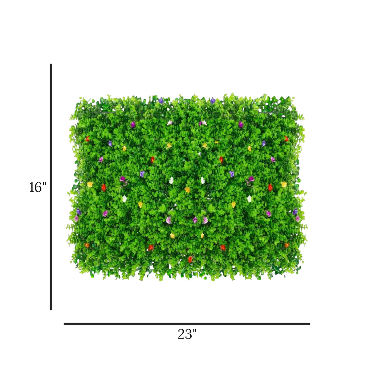 deewari mat foliage flower 23"x16" china