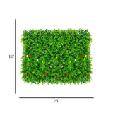 deewari mat foliage flower 23"x16" china