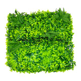 deewari mat grass & leaves green 39"x39" china