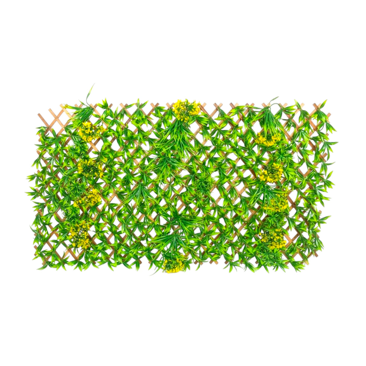 deewari mat faux foliage & flower green 80"x30" china