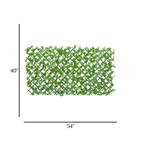 deewari mat hydrangea green 54"x40" china