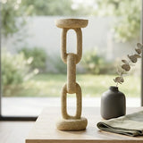 decorative candle stand chain light brown 9"x3" china