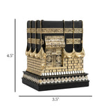 sculpture kaaba replica golden & black small 4.5''x3.5 china