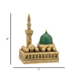 masjid-e-nabawi golden & green 9''x7'' china
