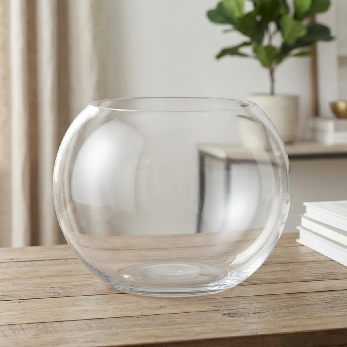 decorative glass fish bowl large 4.5''x4 china
