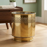metal planter net golden 14x13 4499
