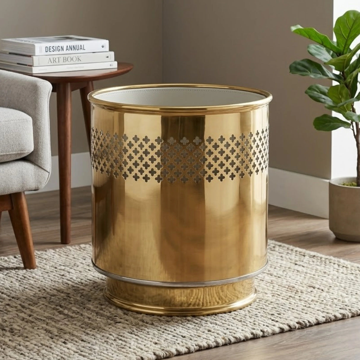 metal planter net golden 16x15 4500