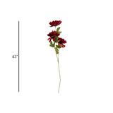 flower branch peony maroon 43'' china