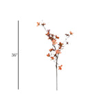 flower branch faux 2tone peach 36'' china