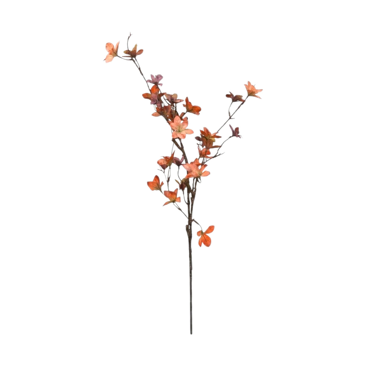 flower branch faux 2tone peach 36'' china