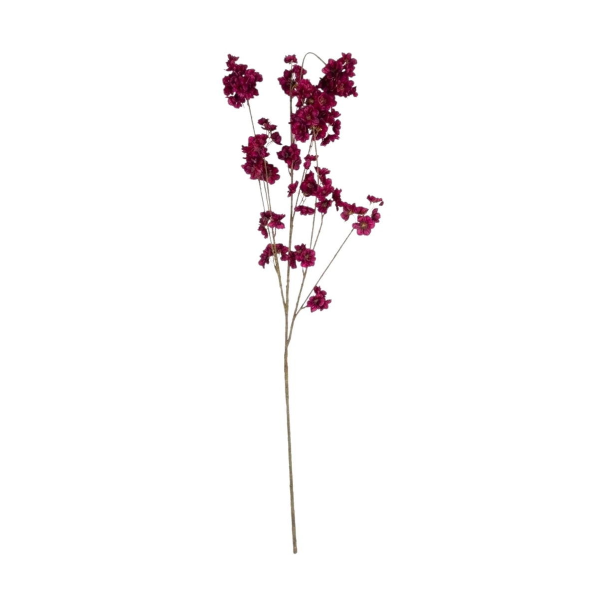 flower branch fucsia dark purple 46'' china