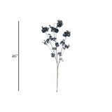 flower branch fucsia 2tone grey  46'' china
