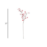 flower branch plum blossom red 37'' china