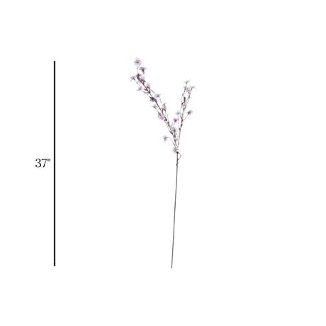 flower branch plum blossom 2tone purple 37'' china