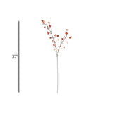 flower branch plum blossom 2tone peach 37'' china