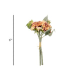 flower bunch florist 2tone peach 17" china