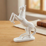 statue horse white 9.5''x5.5'' china