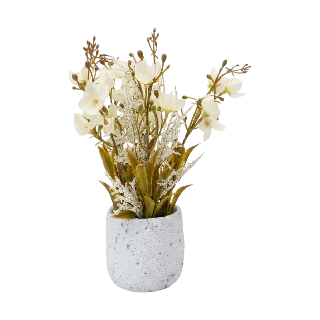 flower pot ceramic white blossom 11x3 china