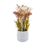 flower pot ceramic pink blossom 11x3 china