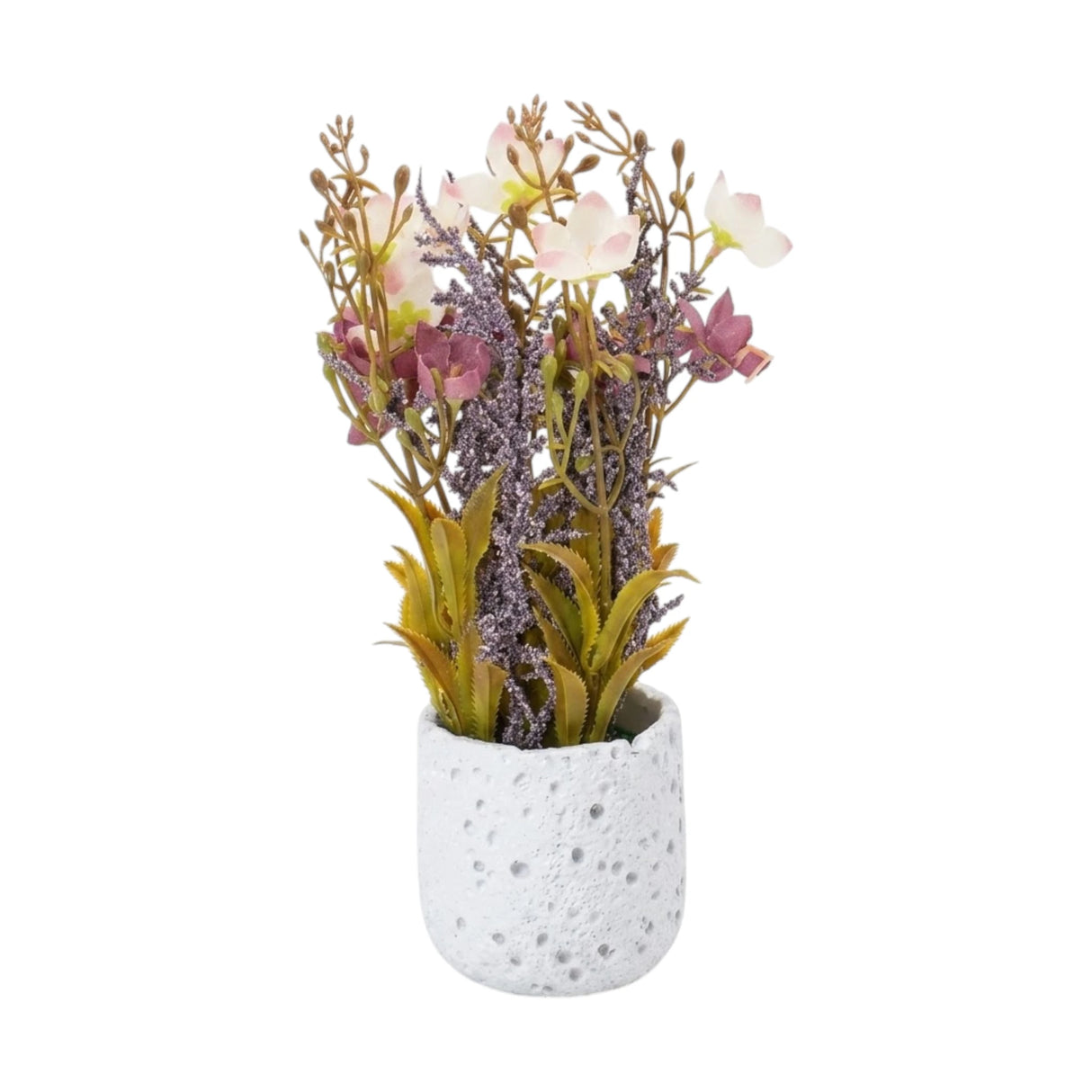 flower pot ceramic lavender blossom 11x3 china