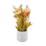 flower pot ceramic peach blossom 11x3 china