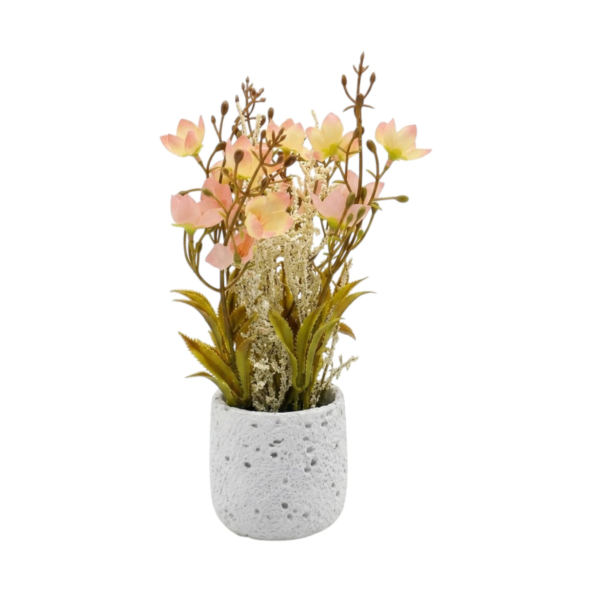flower pot ceramic light pink blossom 11x3 china