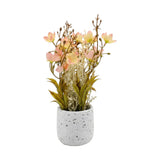 flower pot ceramic light pink blossom 11x3 china
