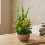 flower pot ceramic green grass 11x5 china