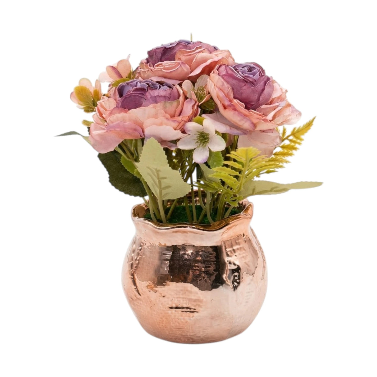 flower pot ceramic 2tone lavender peony 8x4 china